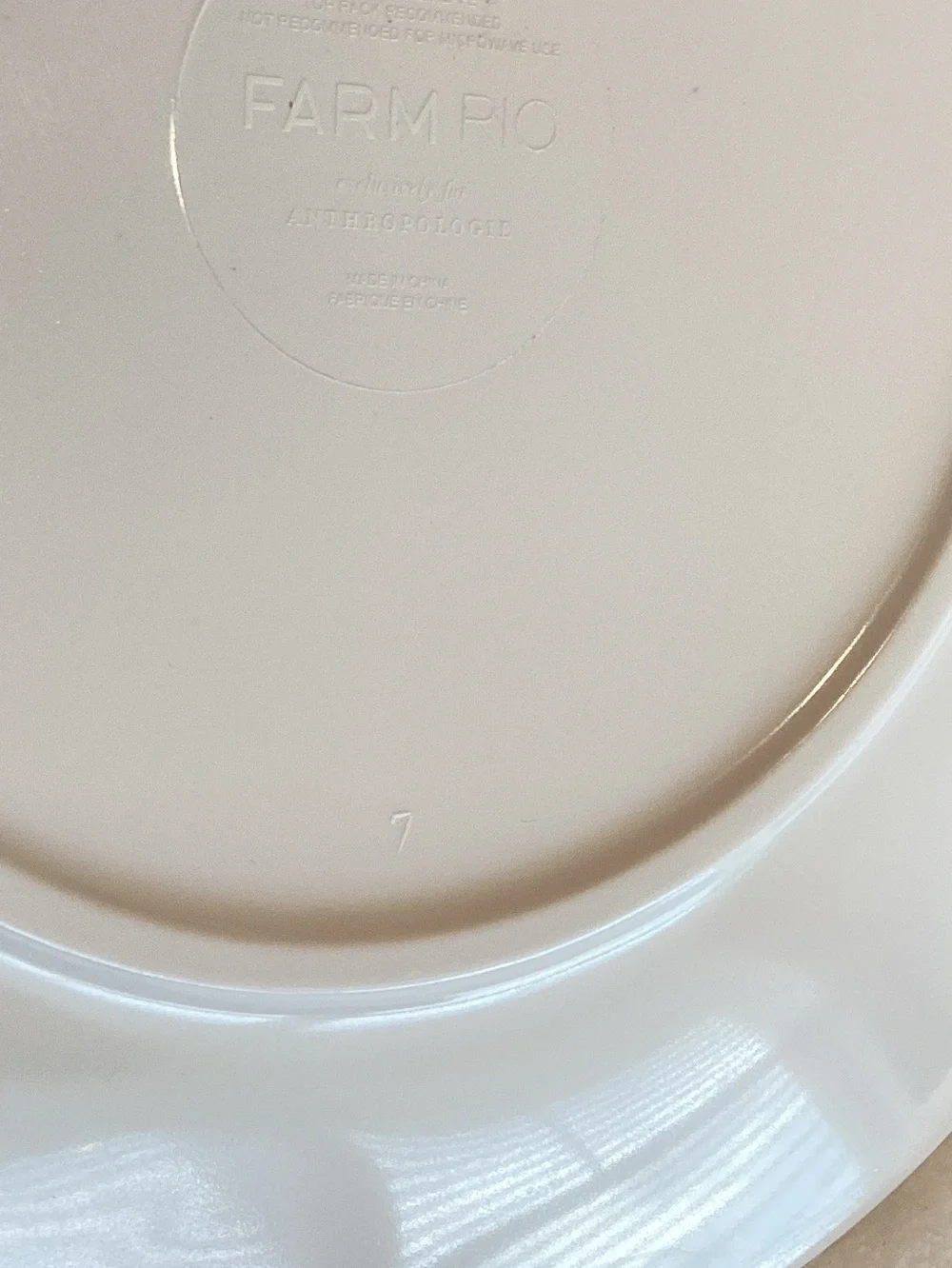 🐆FARM Rio Anthropologie Melamine Plates Dessert New Tropical Cheetah Monkey 8.5”